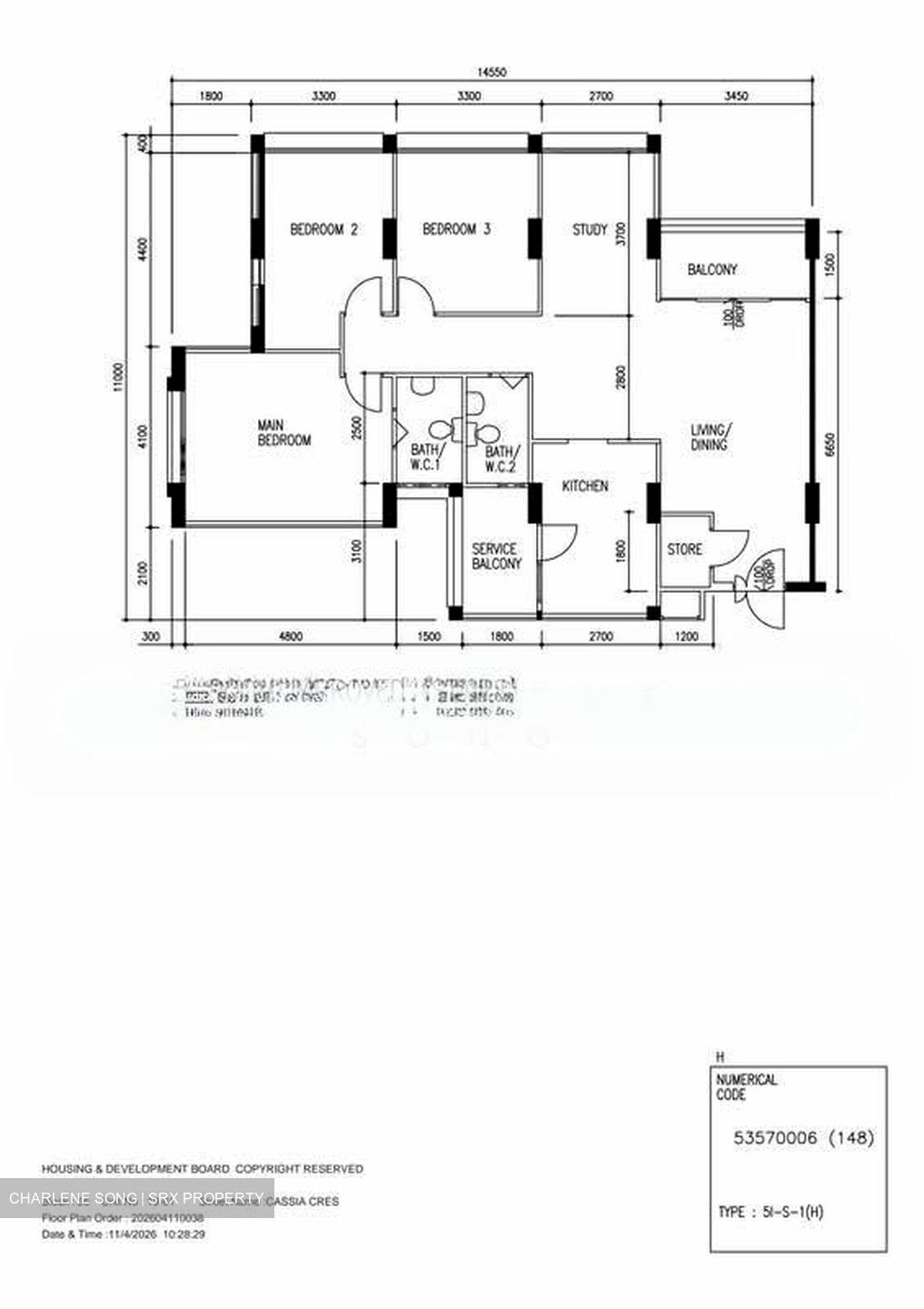 Blk 56 Cassia Crescent (Geylang), HDB 5 Rooms #555278231